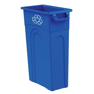 23 Gal. Blue Recycling Highboy Waste Container