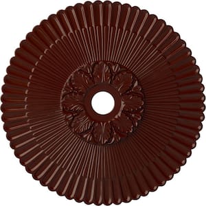 36-1/4" x 1-7/8" Melonie Urethane Ceiling (Fits Canopies up to 6-1/4"), Brushed Mahogany