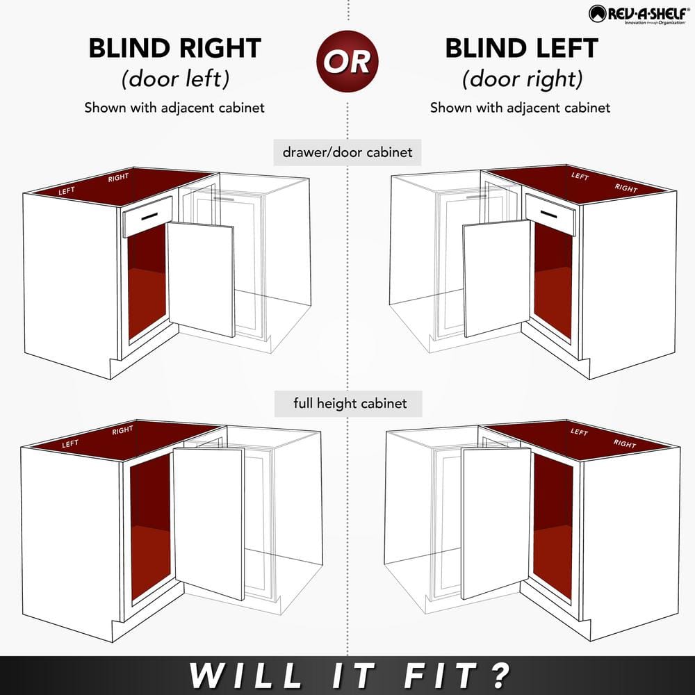 Chrome 15" 3-Tier Blind Corner Organizer with Soft-Close