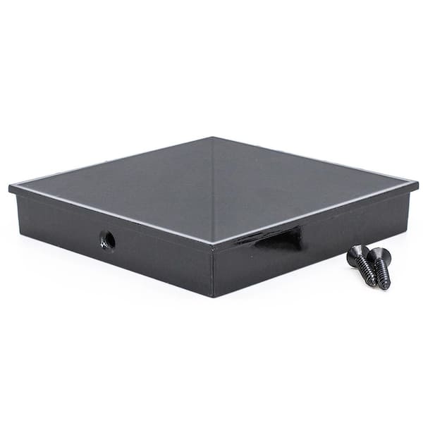 Unbranded 5.5 in. x 5.5 in. Aluminum Pyramid Post Cap