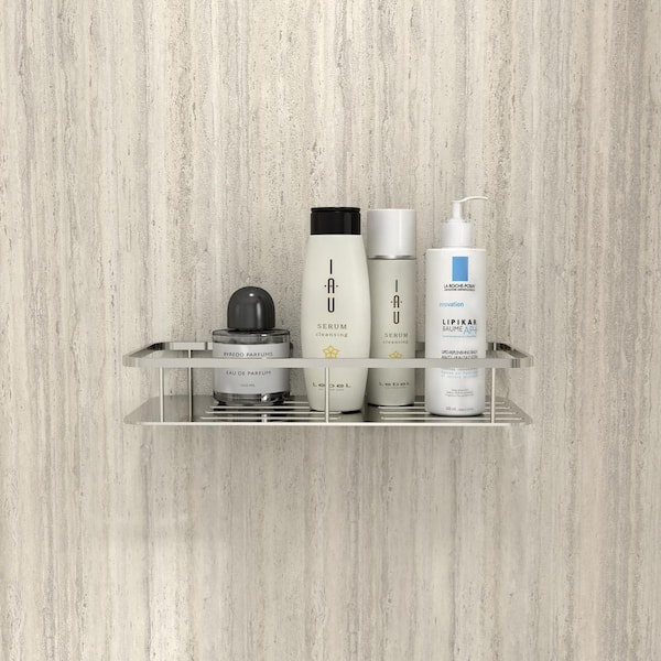 Modern Stainless Metal Shower Shelf, Shower Organizer, Bathroom Shelf HDA72