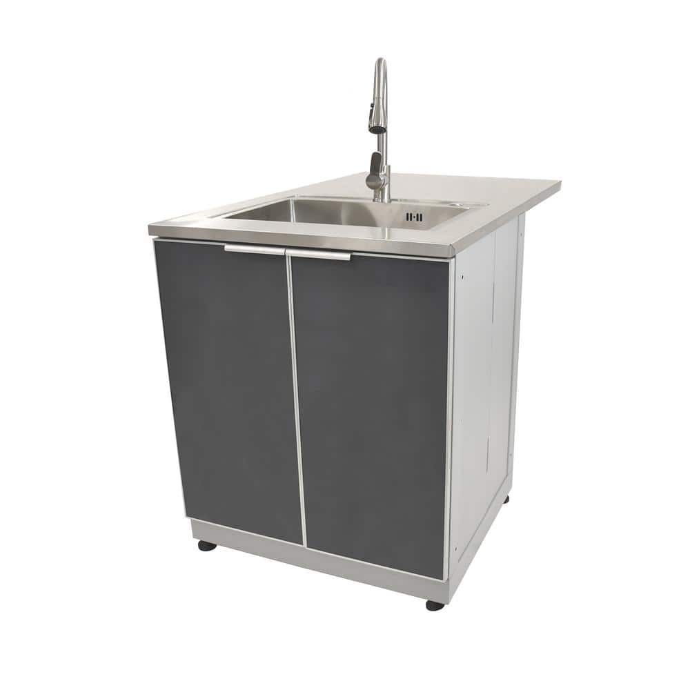 Stainless Steel Modular Outdoor Kitchen Countertop with Sink Cutout