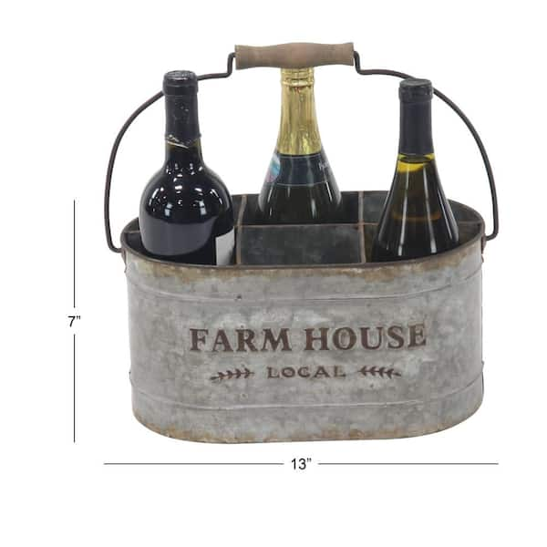 Galvanized best sale wine rack