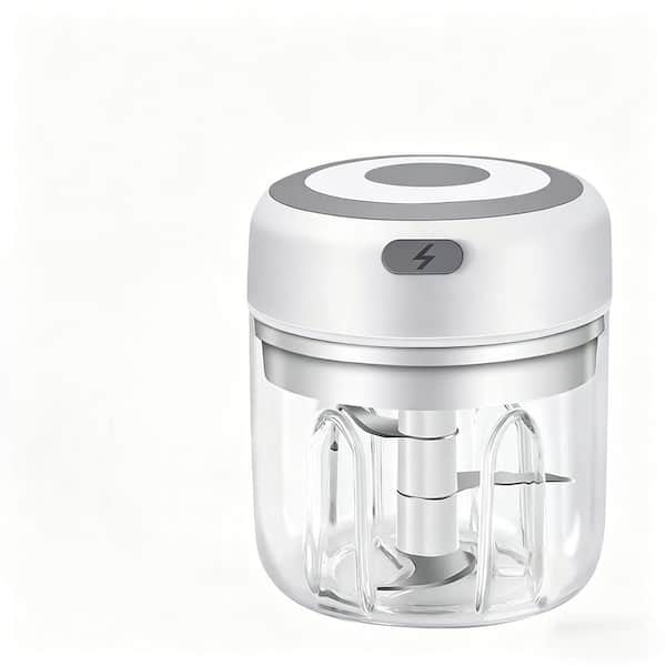 USB Rechargeable BPA-Free 250ML Mini Electric Garlic Chopper with 304 Stainless Steel Blade and Portable Food Processor