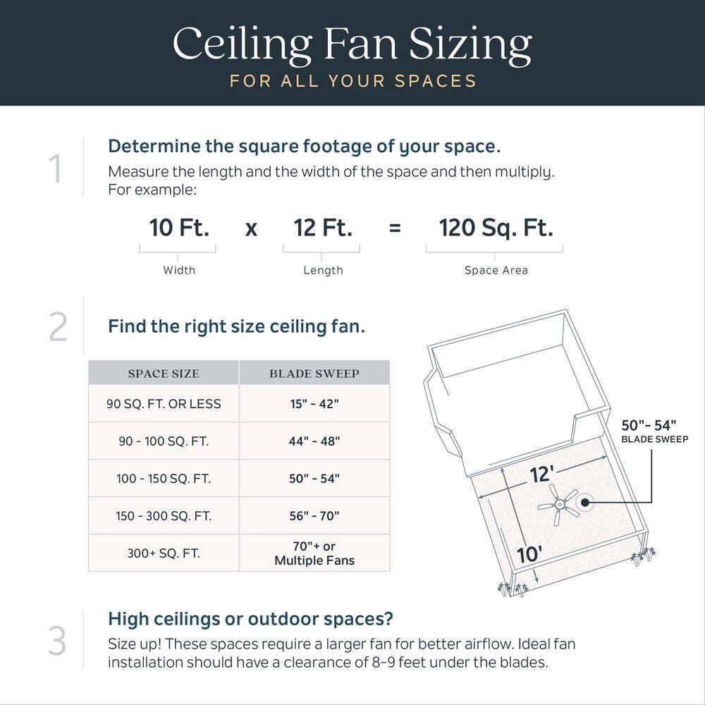 Lucian II 52'' Satin Black Ceiling Fan with Reversible Blades