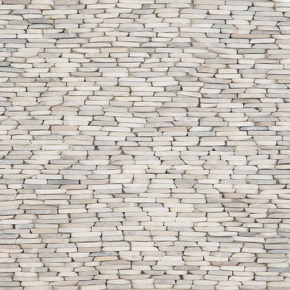 Countryside Light Blend Stacked Sliced 4 in. x 11 in. Mosaic price history on PriceWatchPro