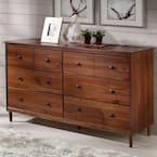 Walker Edison Furniture Company Classic Mid Century Modern 6-Drawer White  Solid Wood Dresser HDR6DDDRWH - The Home Depot