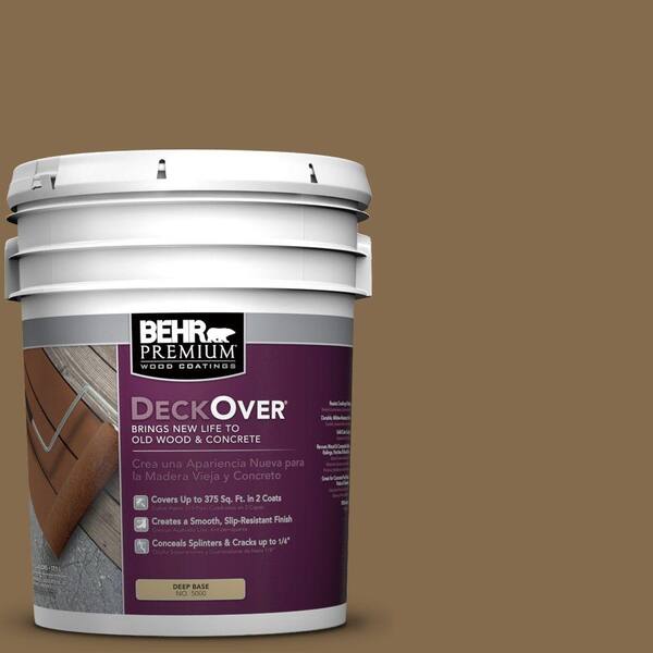 BEHR Premium DeckOver 5 gal. #SC-147 Castle Gray Solid Color Exterior Wood and Concrete Coating