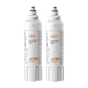 HDX FML-4 Premium Refrigerator Water Filter Replacement For LG LT800P (2-Pack)