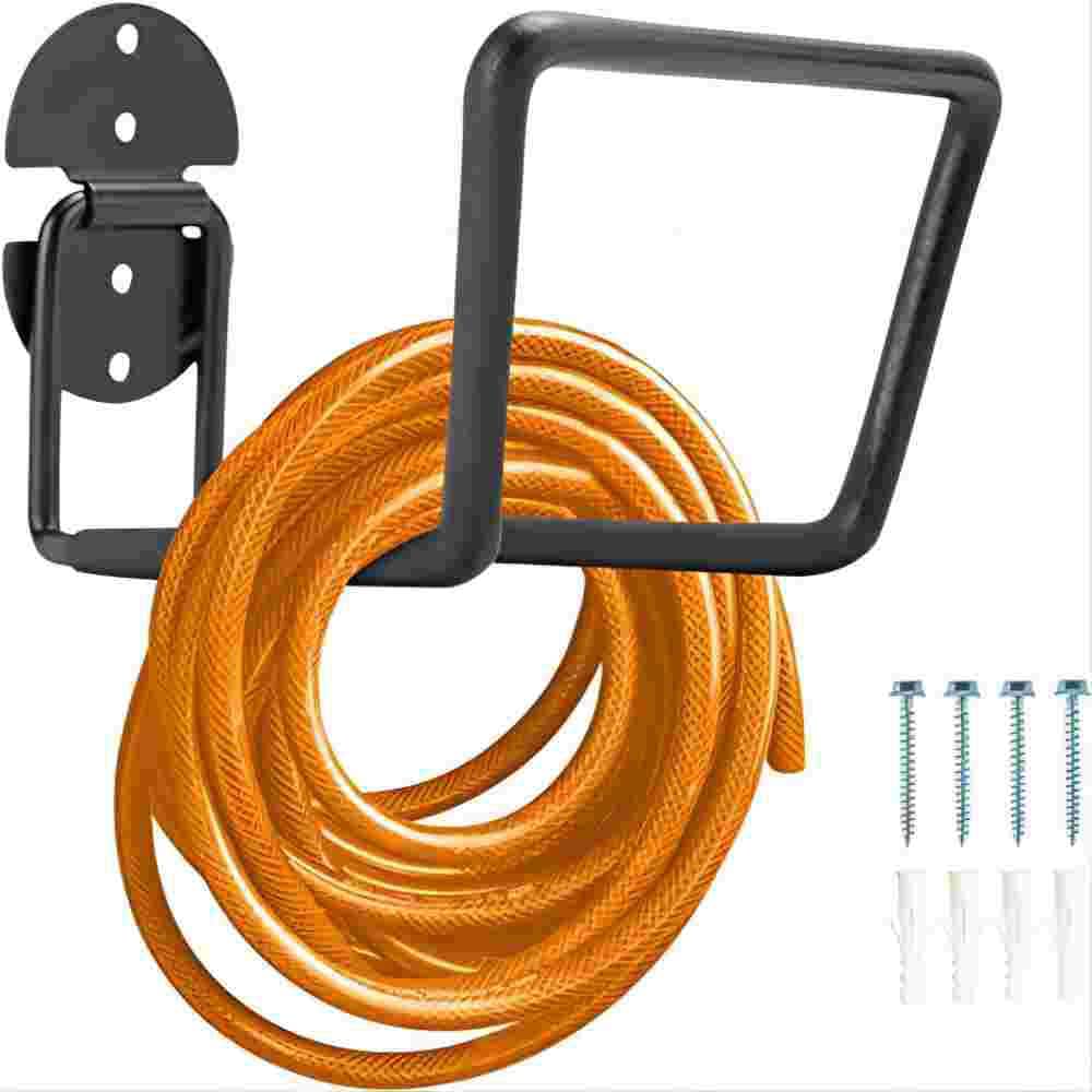 Hose Holder Metal Heavy Duty Storage Hook Hose Hanger Wall Mount Rack Hose 