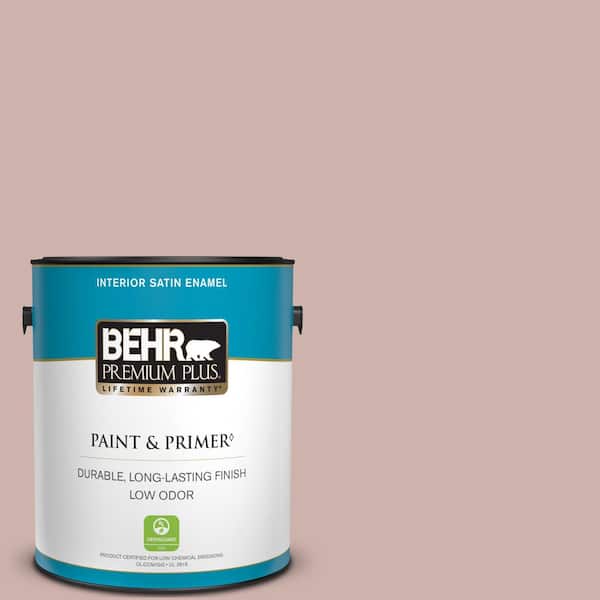 BEHR PREMIUM PLUS 1 gal. #180E-3 Plymouth Notch Satin Enamel Low Odor Interior Paint & Primer