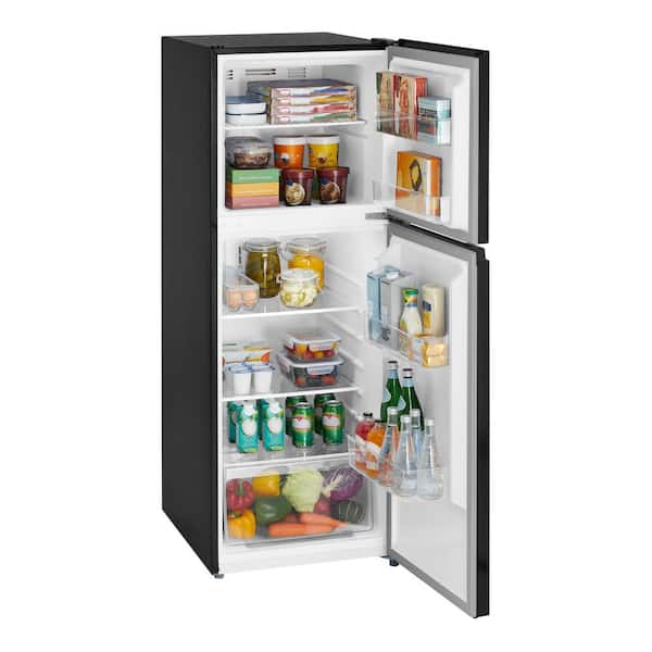 Haier 9.8 Cu. Ft. Top Freezer Refrigerator in Stainless Steel