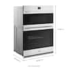 Whirlpool 27 in. Electric Wall Oven & Microwave Combo in. White with  Convection and Air Fry WOEC5027LW - The Home Depot