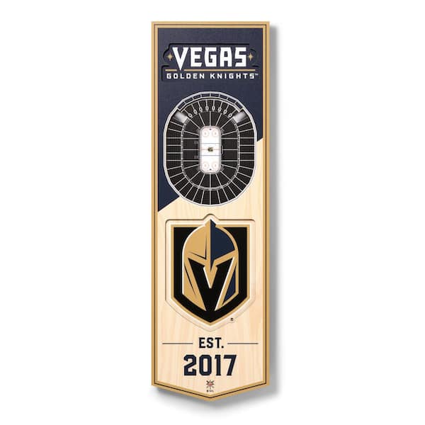 Vegas Golden Knights Gold Flag and Banner