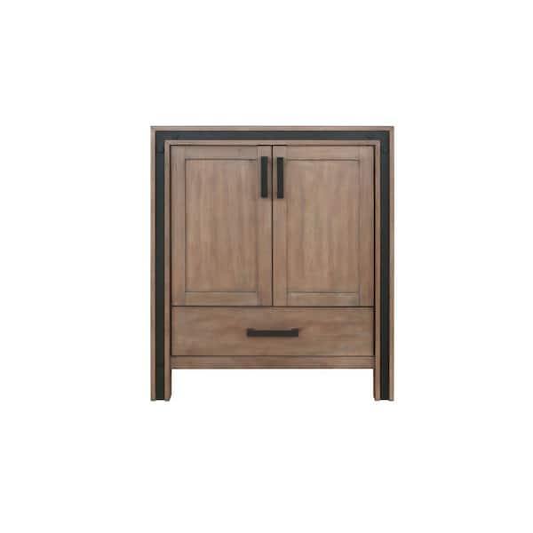 Ziva 30 in. W x 22 in. D x 35 in. H Bath Vanity Cabinet without Top in Rustic Barnwood