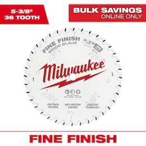 5-3/8 in. x 36-Tooth Carbide Fine Finish Circular Saw Blade