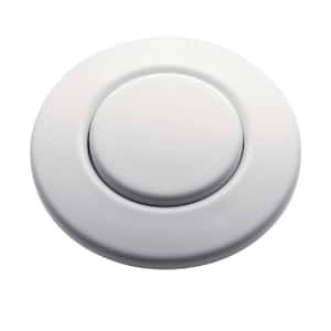 SinkTop Switch Push Button in White for InSinkErator Garbage Disposals