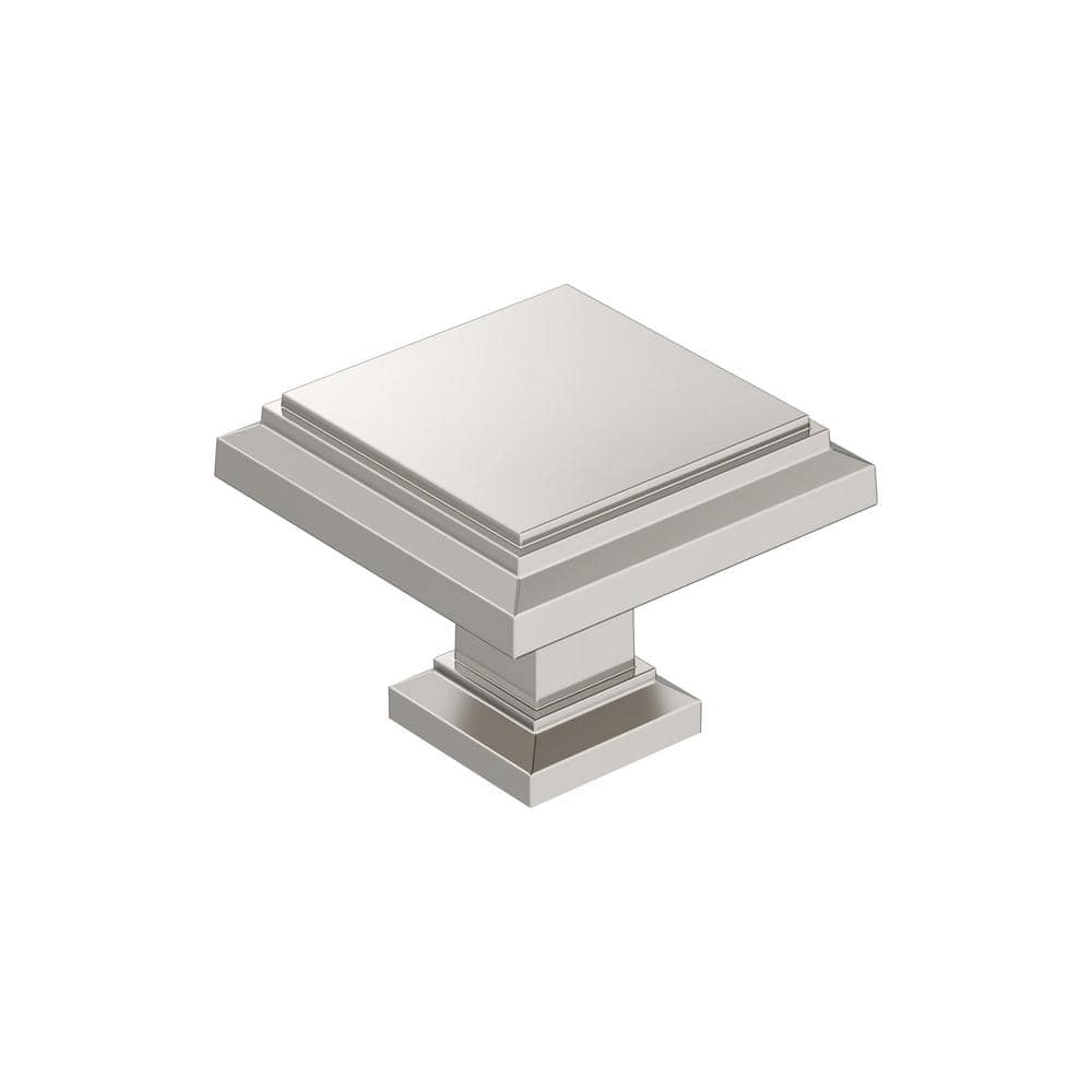Appoint 1-1/4 in. (32mm) Traditional Polished Nickel Square Cabinet Knob price history on PriceWatchPro