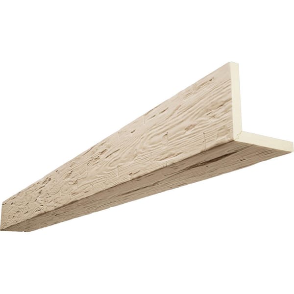 Ekena Millwork Endurathane 12 in. H x 6 in. W x 16 ft. L Hand Hewn Sonora Desert Faux Wood Beam