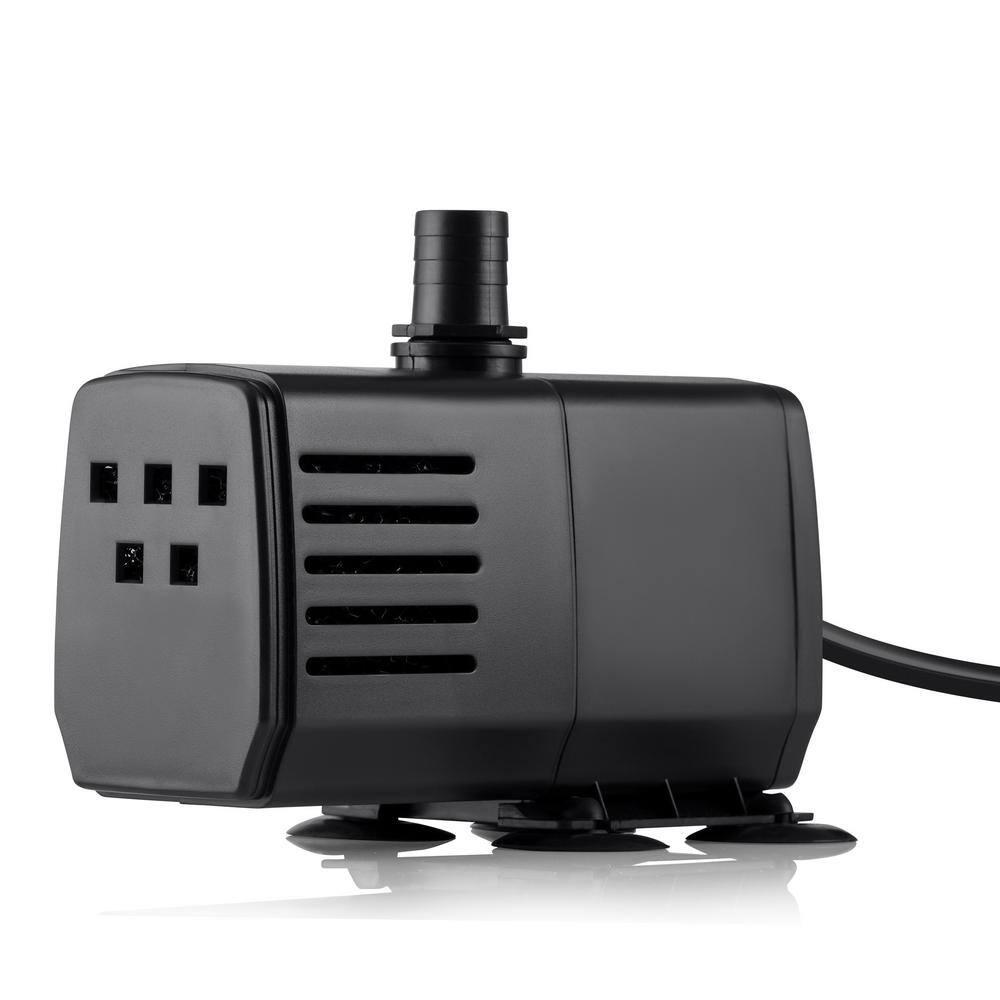 Black Submersible Water Pump with 16 ft. Cord