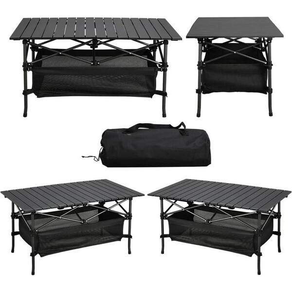 Generic Table pliante en aluminium table de camping portative légère pour la plage, pique-nique