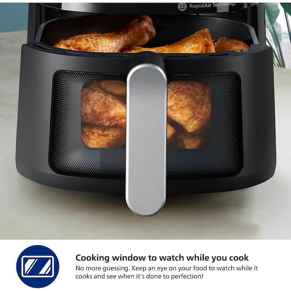 Philips 4.4 qt. Air Fryer with Rapid Air Technology in Black