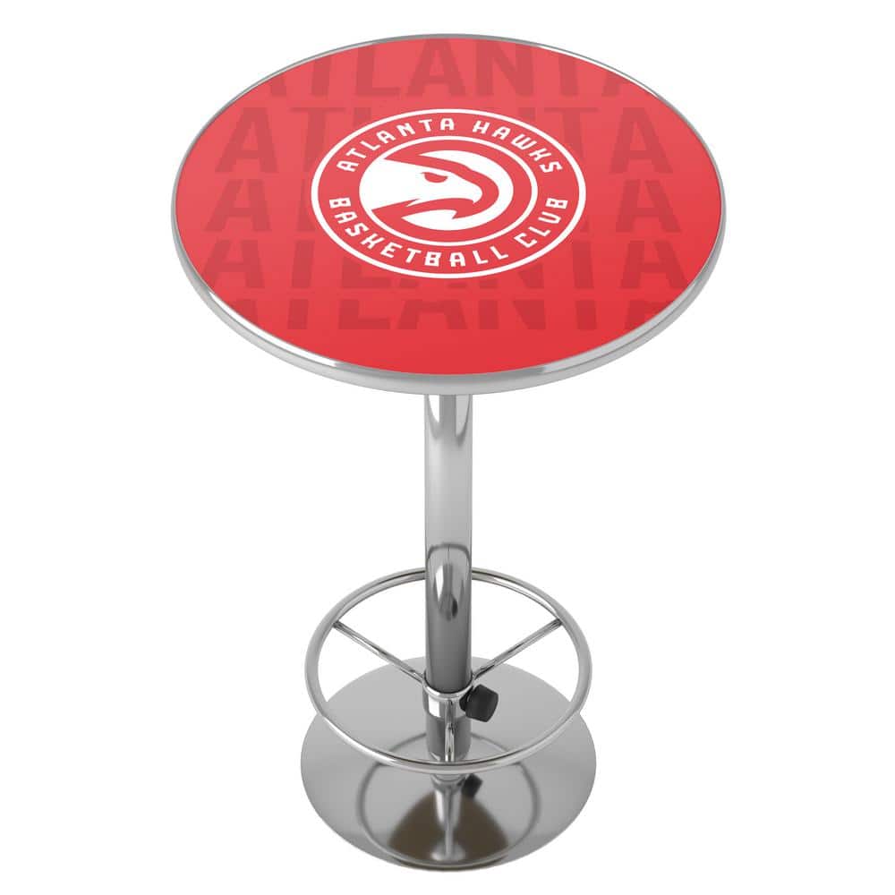 Atlanta Hawks City Red 42 in. Bar Table