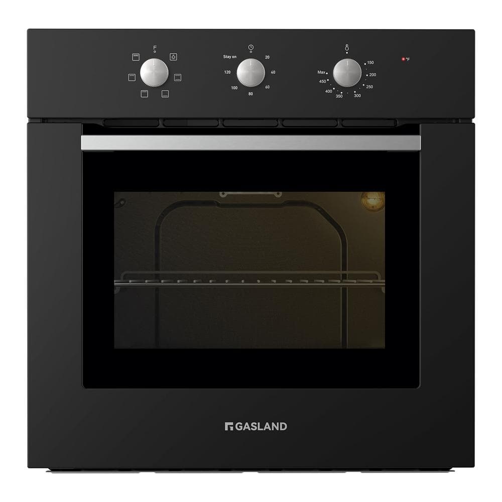 24 in. 2.3 cu. ft. Built-In Single Electric Wall Oven in Black
