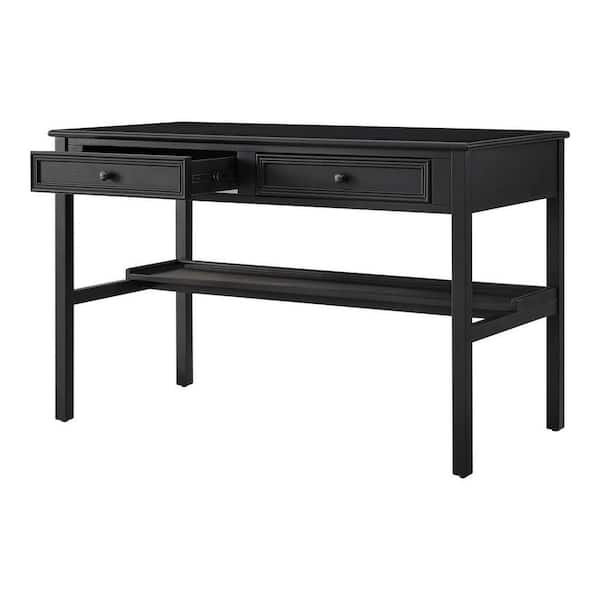Home Decorators Collection Bradstone Charcoal Black Writing Desk