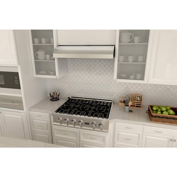 30 in. 600 CFM Ducted Under Cabinet Range Hood in Stainless Steel