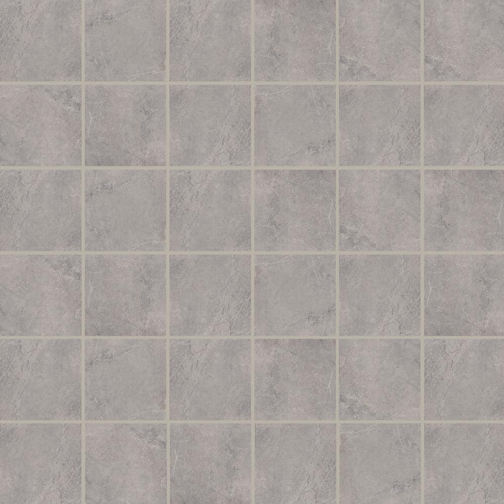 Sorena Gris 12 in. W x 12 in. L Matte Porcelain Mesh-Mounted Mosaic Tile (6 sq. ft./Case) price history on PriceWatchPro