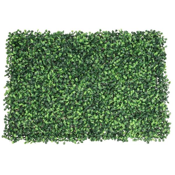 Winado 16 in. H x 24 in. W Artificial Boxwood Hedge Greenery Panels Milan
