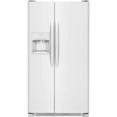 22.1 cu. ft. Side by Side Refrigerator in White
