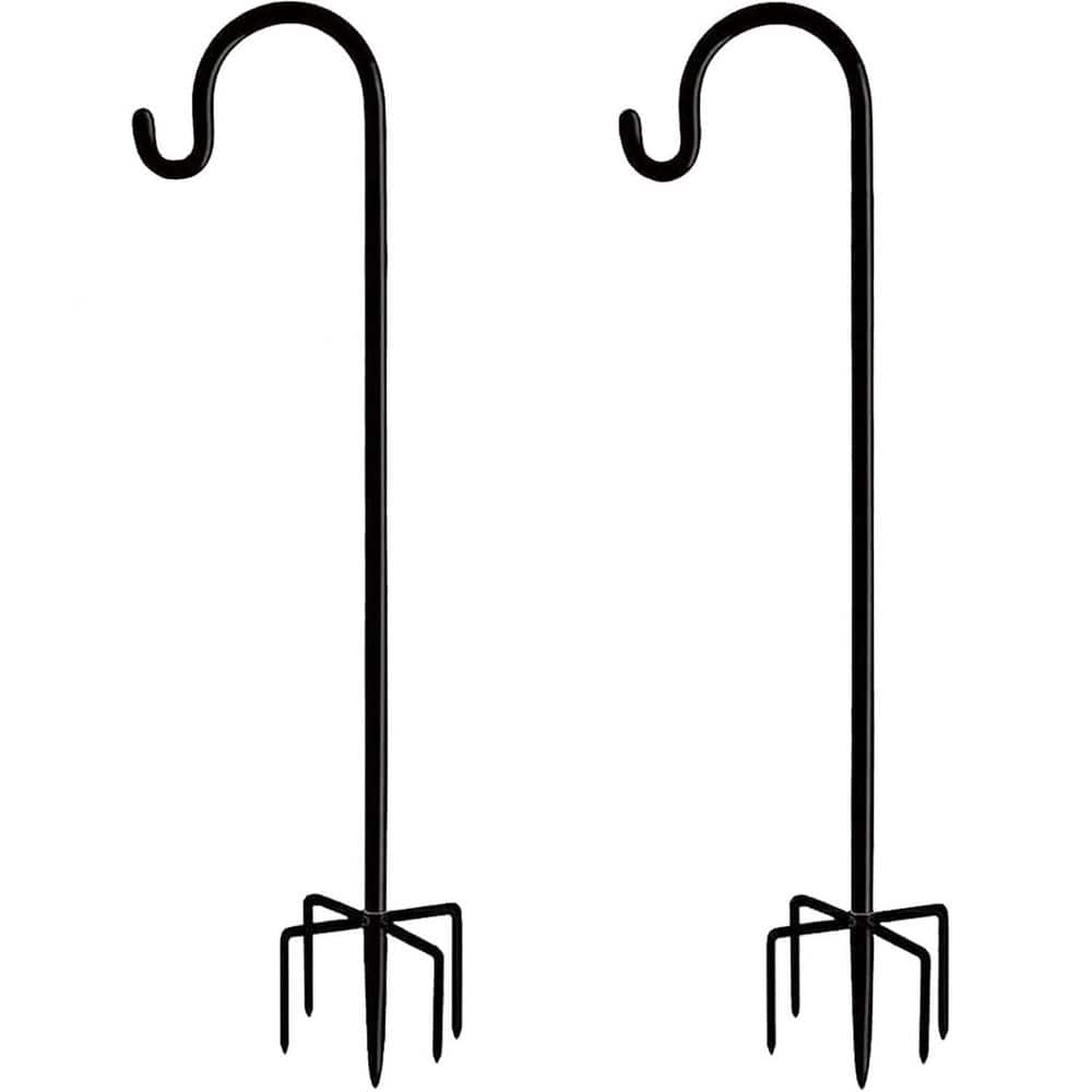 Garden Shepherd Hook with 5 Prong Base Adjustable Steel Heavy Duty Outdoor Pole Hanger for Bird Feeder Plant price history on PriceWatchPro