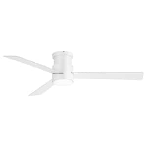 Addison 52 in. Indoor White Ceiling Fan with Integrated LED Light and Remote Control Included