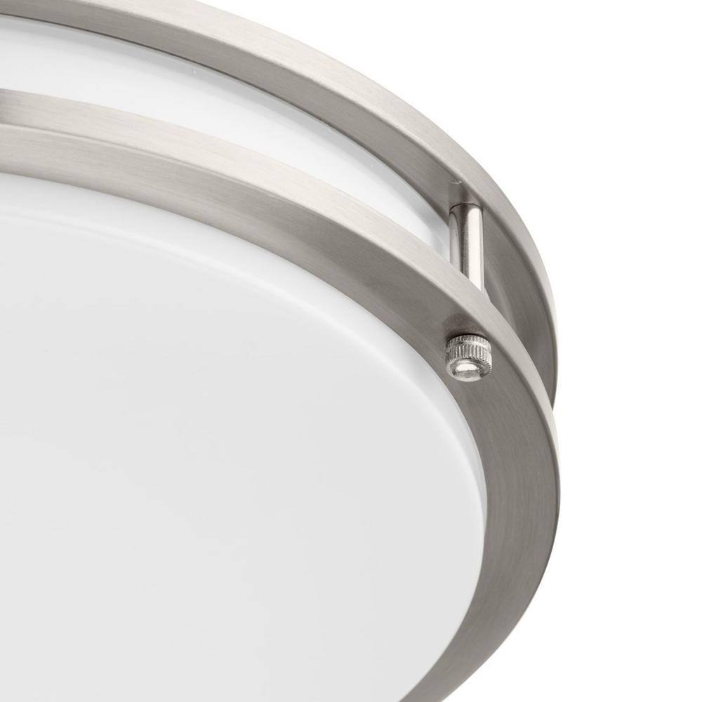 Abide 14'' Brushed Nickel LED Flush Mount Light