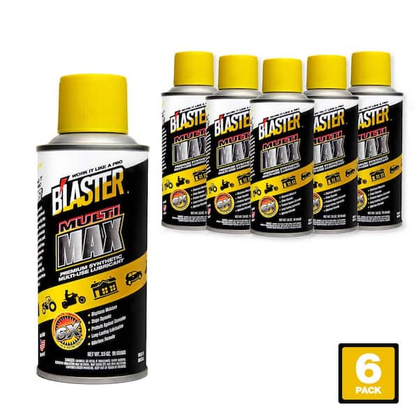 Blaster 3.5 oz. Multi-Max Premium Synthetic Multi-Use Lubricant Spray (Pack of 6)