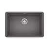 Blanco PRECIS Undermount Granite Composite 27 in. Single Bowl Kitchen ...