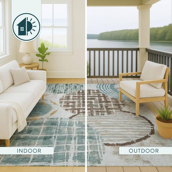 Addison Rugs Chantille Machine Washable Indoor/Outdoor Abstract
