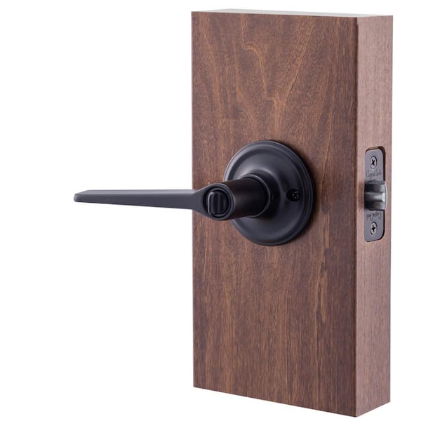 Copper Creek Contemporary Zane Black Keyed Entry Door Handle
