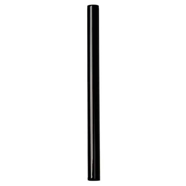 Catalina Black 0.75 in. x 12 in. Polished Ceramic Wall Pencil Liner Tile