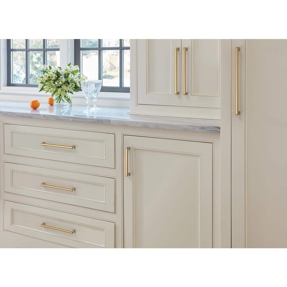 Champagne Bronze 6-5/16" Modern Bar Cabinet Pull