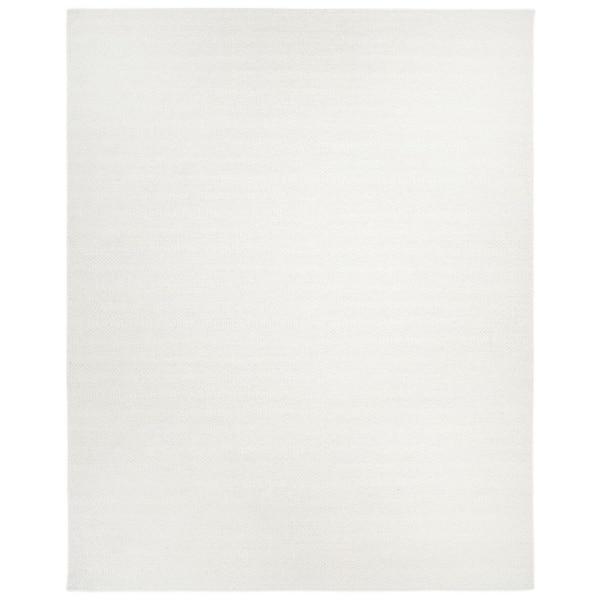 Chatham Contemporary Flatweave Ivory 8 ft. x 10 ft. Hand Woven Area Rug