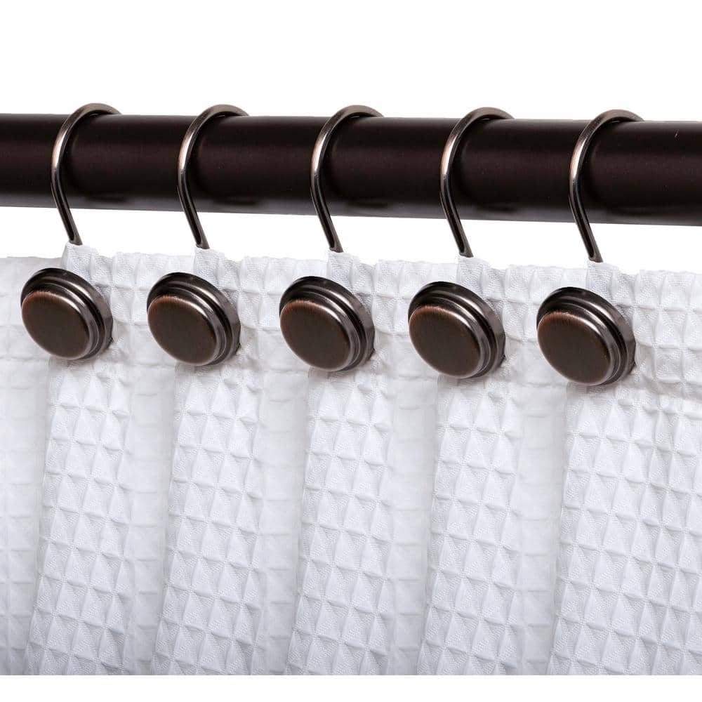 Utopia Alley Shower Rings Hooks Rust Resistant Shower Curtain Hooks Ring In Oil Rubbed Bronze