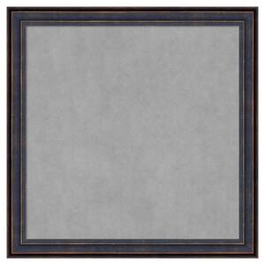 Dark Bronze Scoop 14 in. x 14 in. Framed Magnetic Board