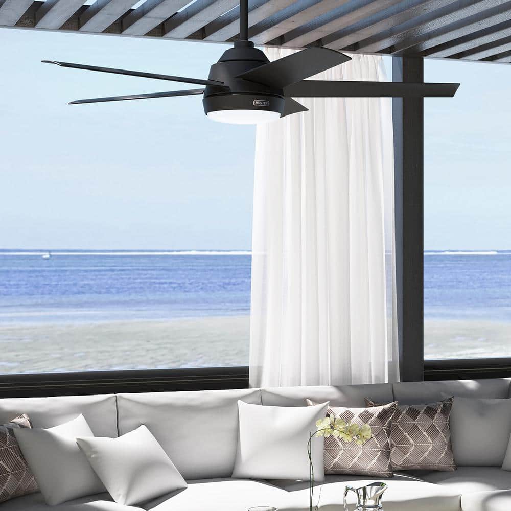 Skyflow 52 in. Matte Black WeatherMax Indoor/Outdoor Ceiling Fan with LED Light Kit and Wall Control price history on PriceWatchPro