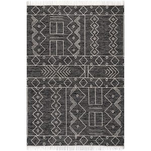 Cassie Gray 5 ft. x 8 ft. Tribal Cotton Area Rug