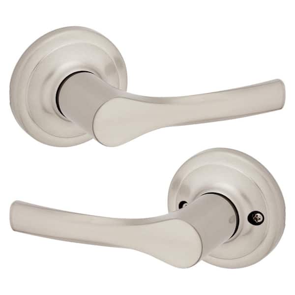 Kwikset Henley Satin Nickel Hall/Closet Door Lever 200HYL15CP