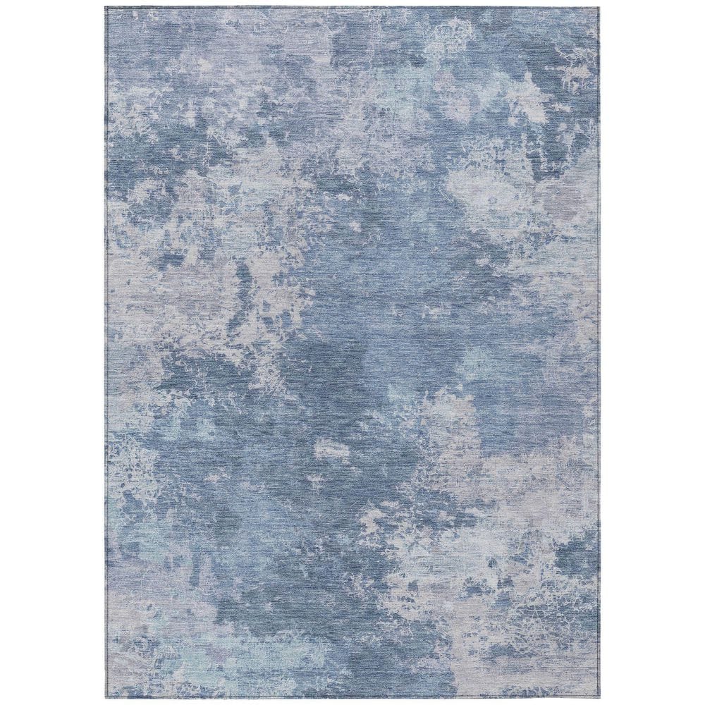 Chantille Machine Washable Indoor/Outdoor Abstract ACN2364 Blue 5 ft. x 7 ft. 6 in. Area Rug price history on PriceWatchPro
