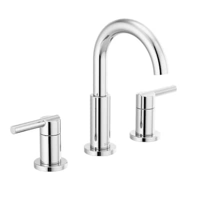 Delta Nicoli 8 in. Widespread 2-Handle Bathroom Faucet in Chrome 35849LF